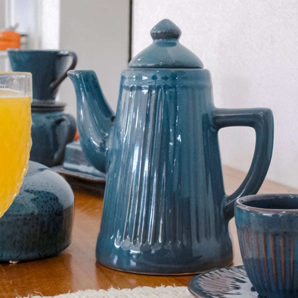 Bule Frisado de Cerâmica para Cafeterias e Restaurantes – 1L