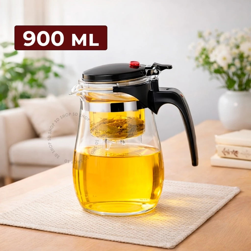 Bule de Vidro para Chá 900ml com Infusor