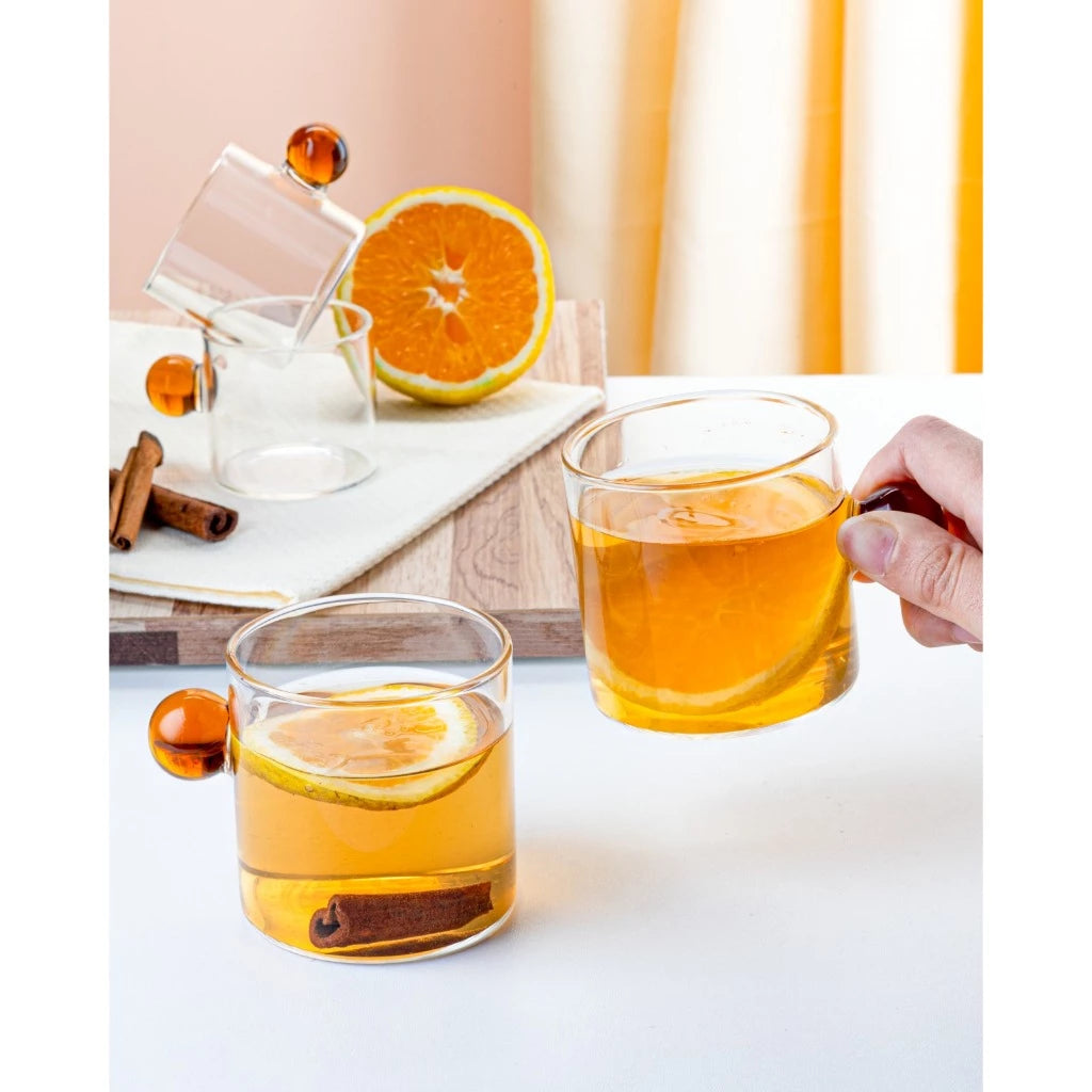Conjunto 2 Canecas Âmbar 200ml com Design Exclusivo