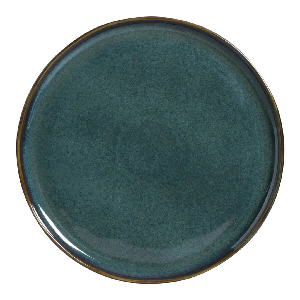 Conjunto 6 Pratos Rasos Porto Brasil Bio Oceano 27,5cm em Cerâmica