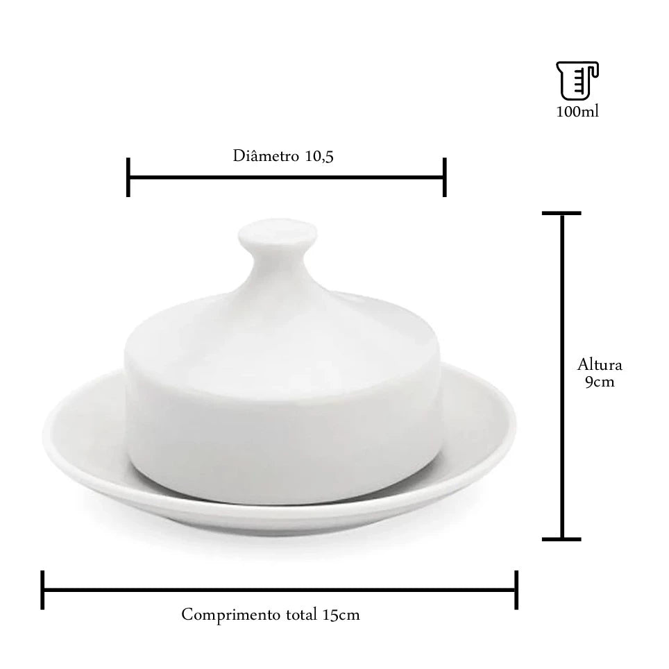 Conjunto Completo de Café e Chá com Bule e Açucareiro