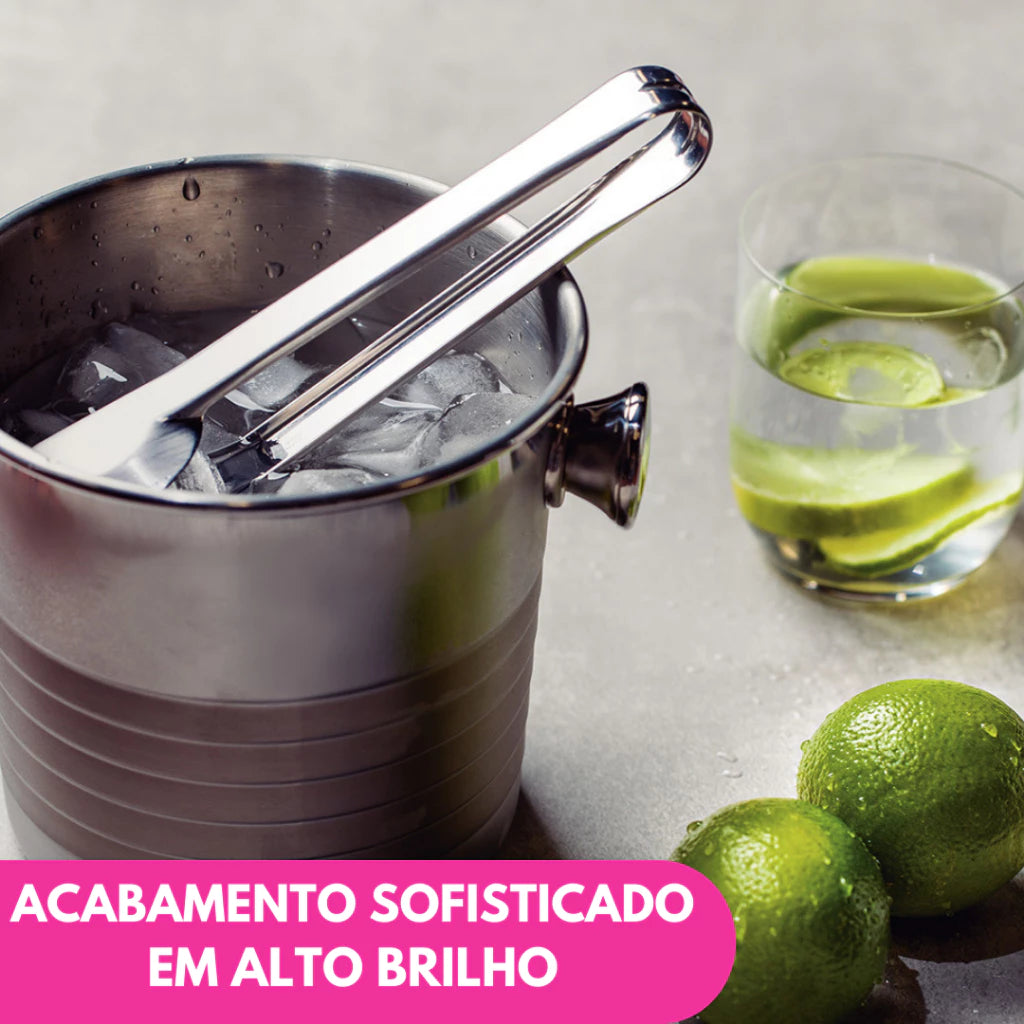 Conjunto Pegadores Aço Inox 3 Peças - Para Massa, Salada e Mais