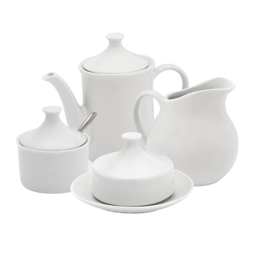 Conjunto Completo de Café e Chá com Bule e Açucareiro