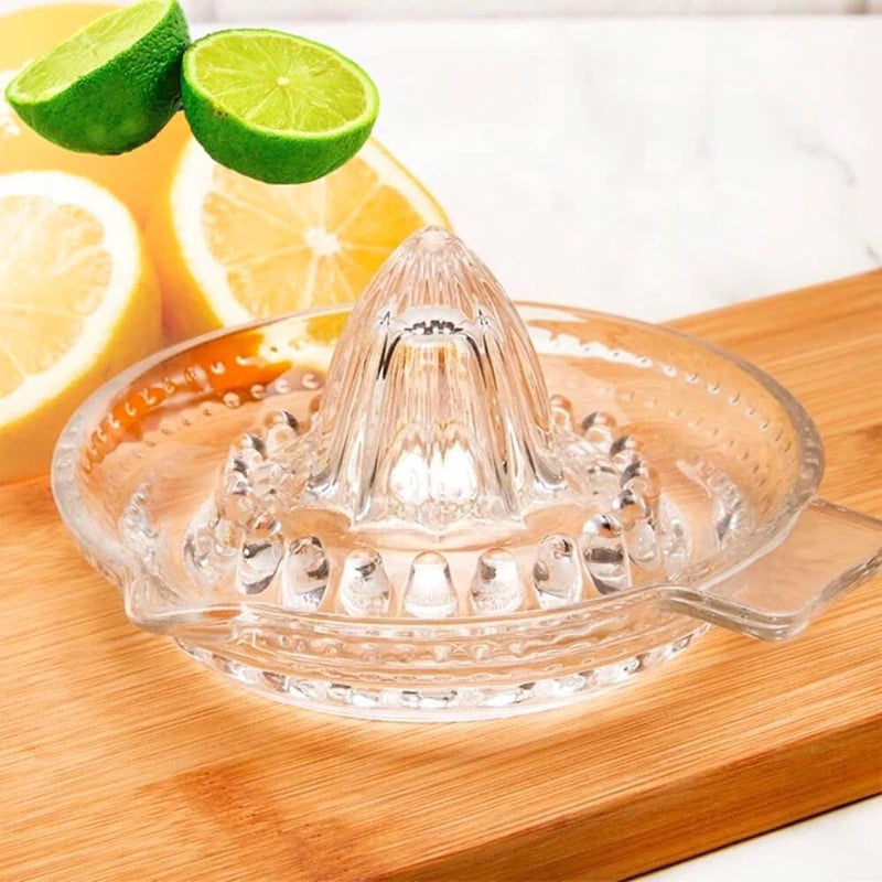 Espremedor de Frutas em Cristal Manual – Design Sofisticado