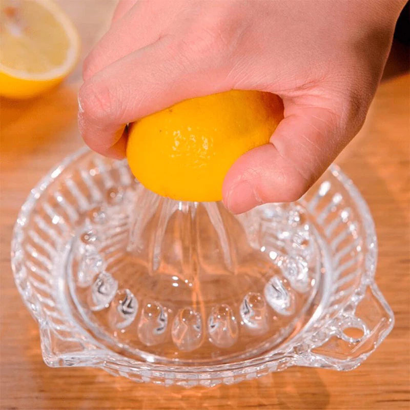 Espremedor de Frutas em Cristal Manual – Design Sofisticado