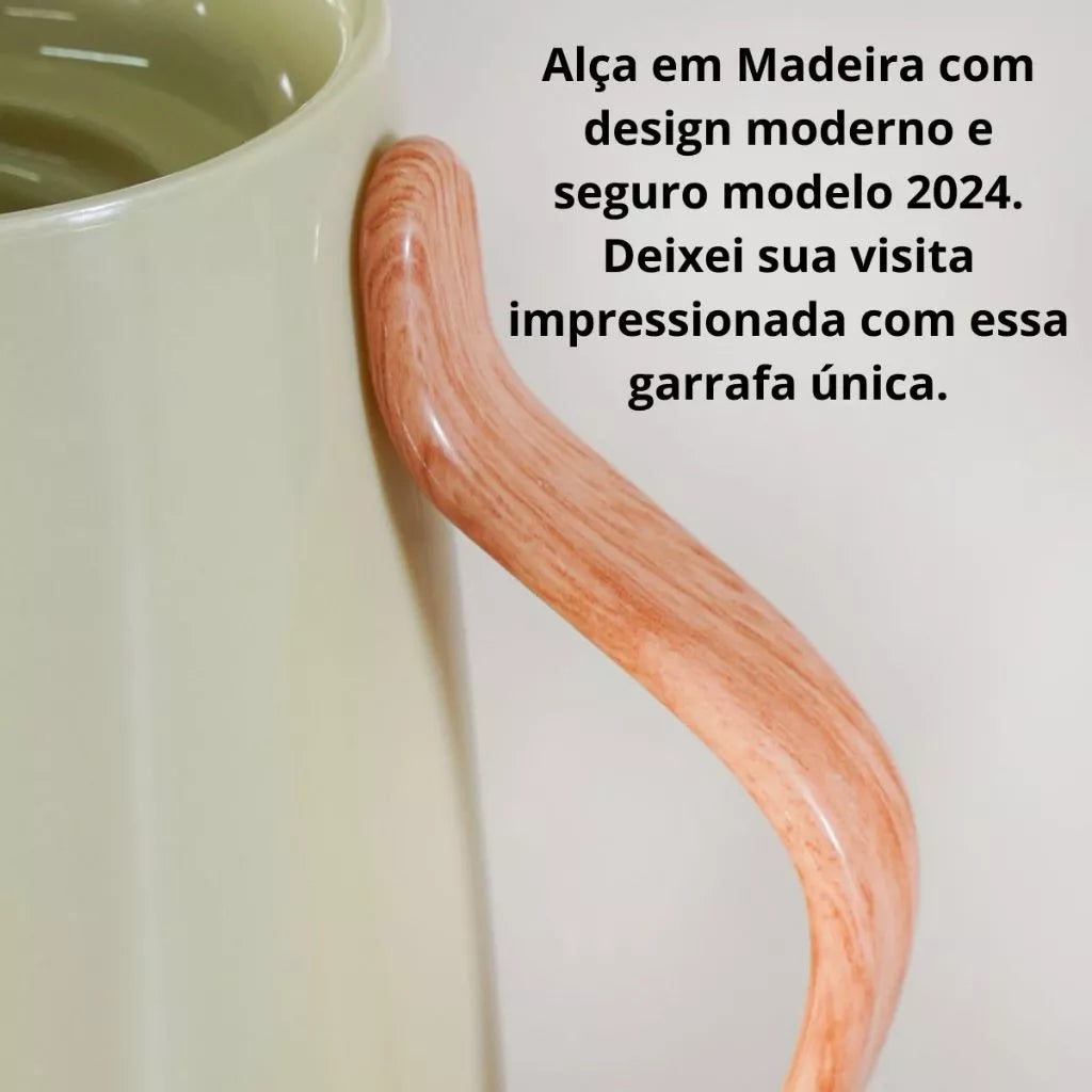 Garrafa de Alumínio com Tampa Vedada a Vácuo