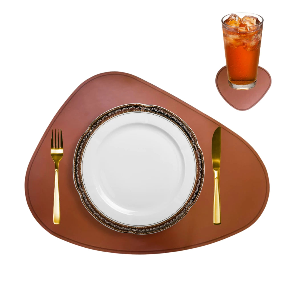 Jogo Americano Souplast de Couro para Mesa Elegante