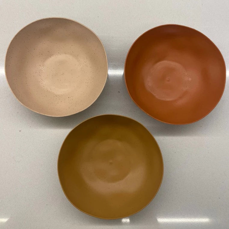 Kit Bowls Revestimento Bambu 15x5 Ecológico Lyor
