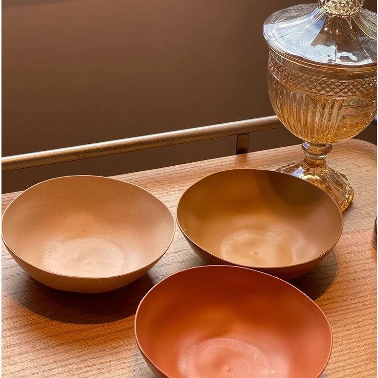 Kit Bowls Revestimento Bambu 15x5 Ecológico Lyor