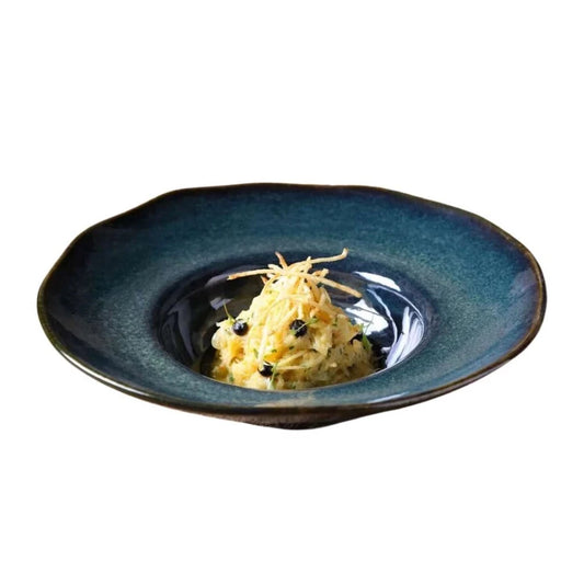 Kit Pratos Para Massa Risoto Porto Brasil Oceano 450ML Estilo Sofisticado