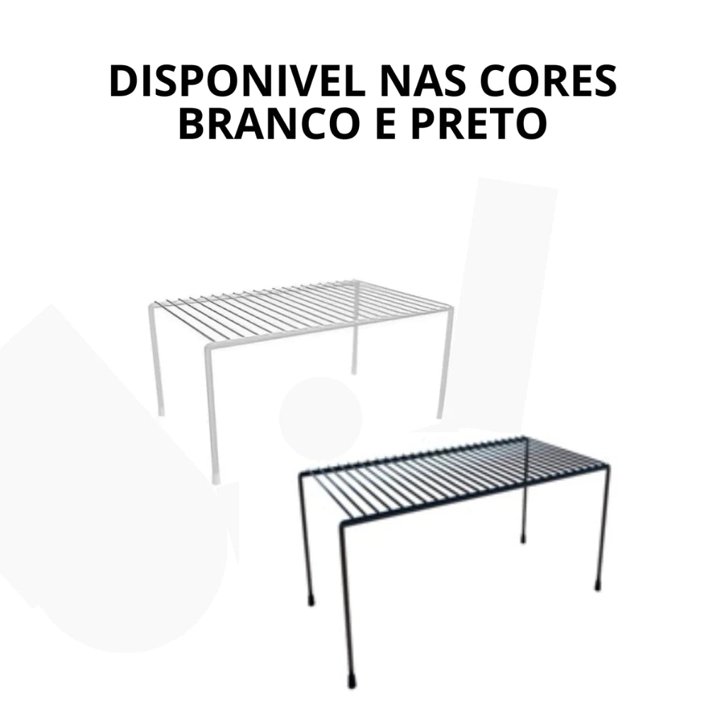 Kit 3 Organizadores Aramado Para Armário