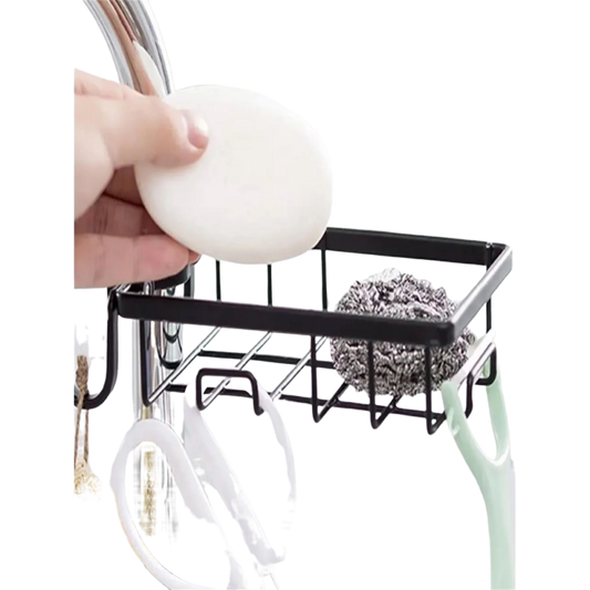 Organizador de Pia Alumínio – Escorredor para Esponja e Utensílios