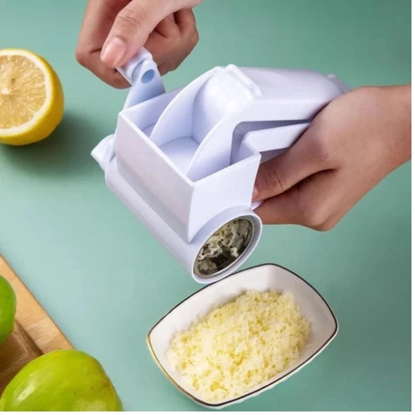 Ralador de Queijo Manual com Manivela e Lâmina Aço Inox