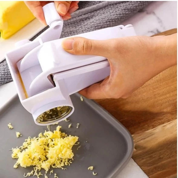 Ralador de Queijo Manual com Manivela e Lâmina Aço Inox