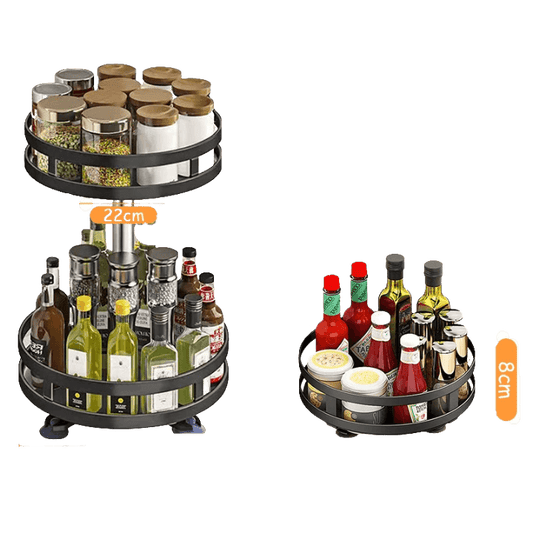 Suporte Rotativo de Condimentos 360° - Mega Lar Brasil
