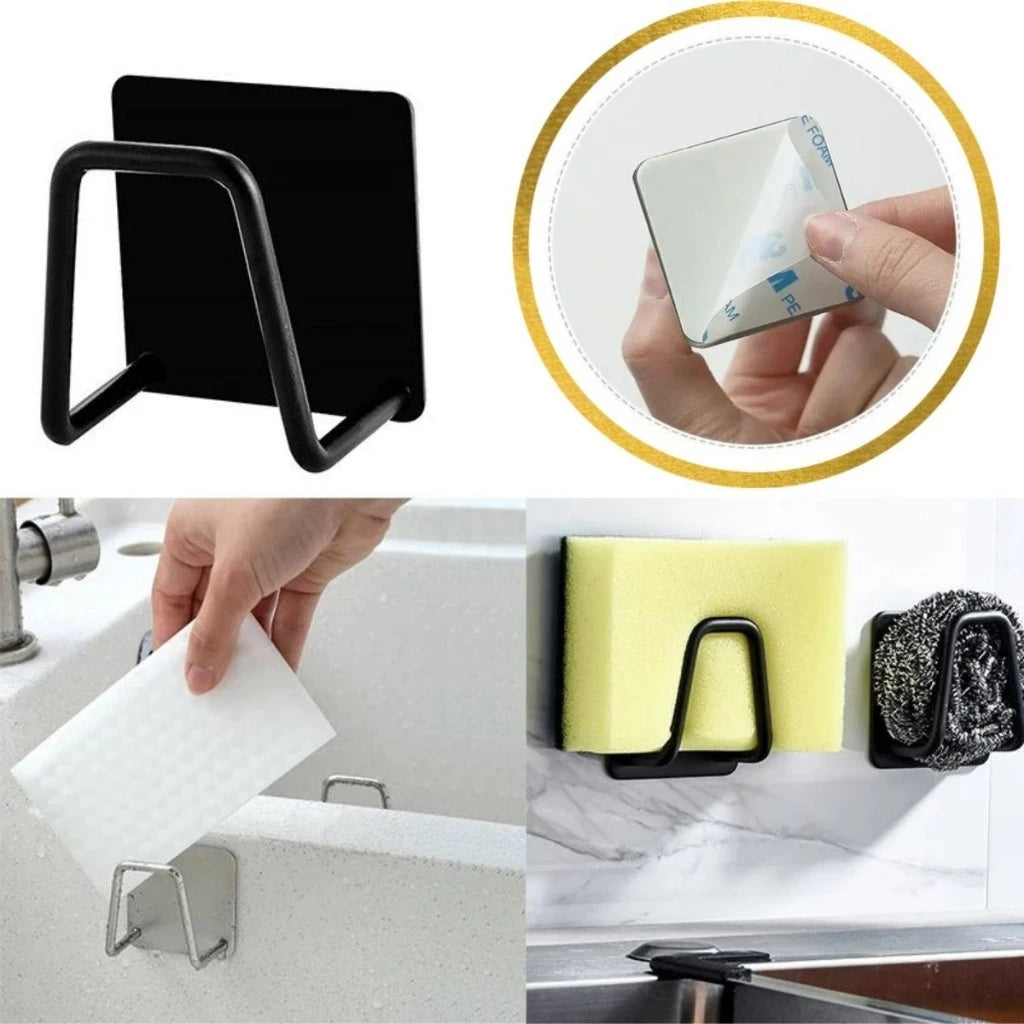 Suporte Inox para Bucha de Pia – Kit 3 Unidades Organizador