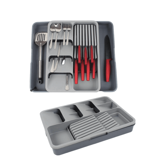 Organizador de Talheres para Gaveta com Separadores de Tamanho Variável