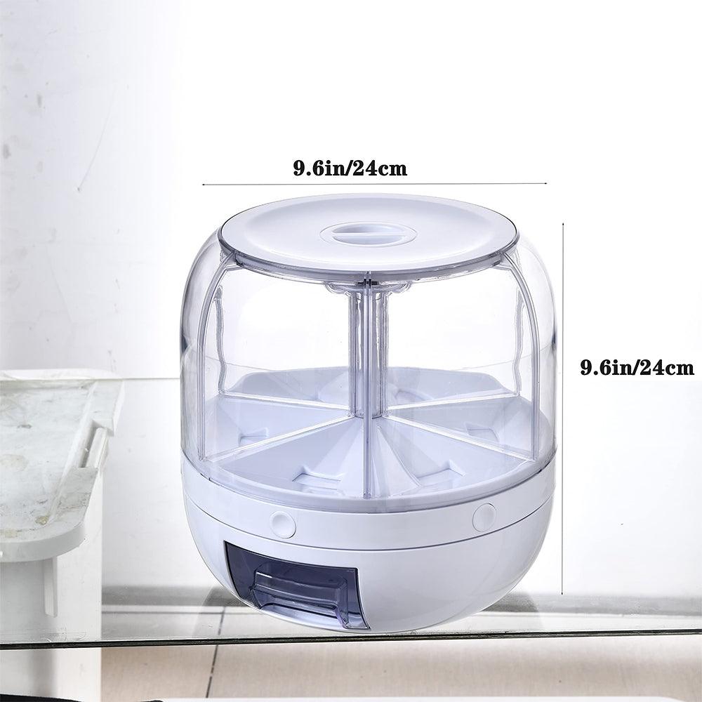 Dispensador de Grãos Giratório para Armazenamento Eficiente