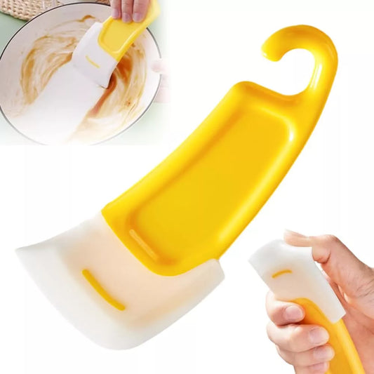 Kit de Raspador de Silicone Amarelo - Limpeza e Cozinha