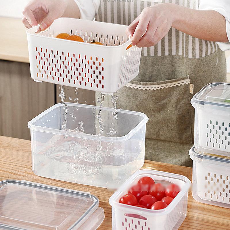 Organizador de Geladeira para Vegetais e Frutas