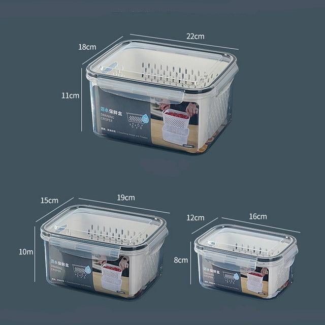 Organizador de Geladeira para Vegetais e Frutas