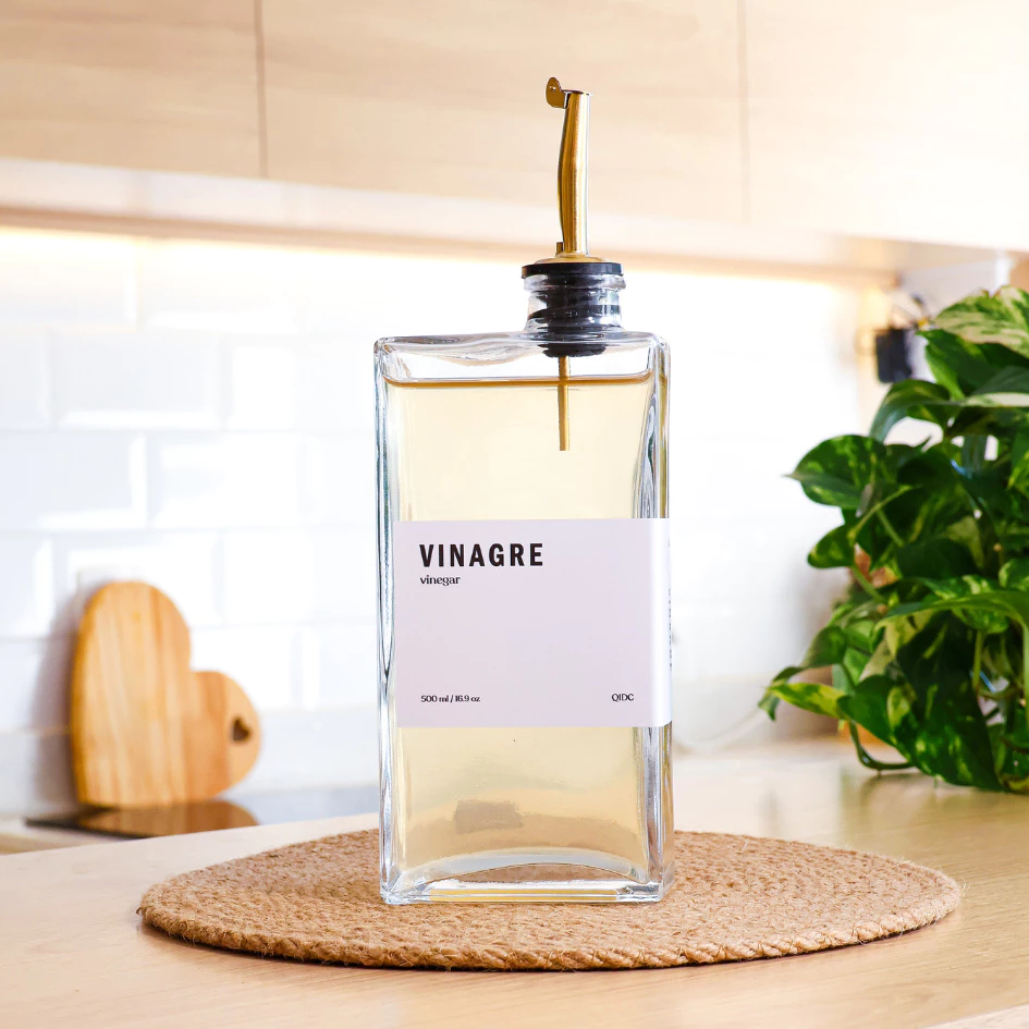 Galheteiro de Vidro 500ml com Bico Dosador