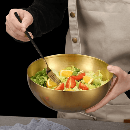 Tigela bowl, aço inox dourado, aço inox prata, tigela inox, bowl dourado, bowl prata, tigela 15cm, tigela 20cm, tigela de mesa, bowl sofisticado