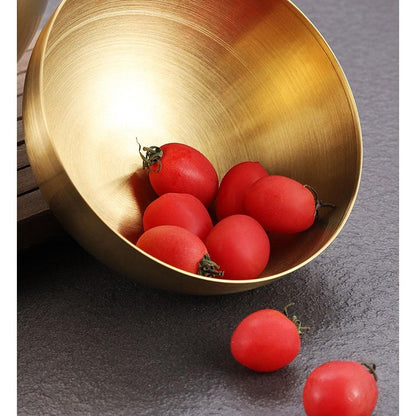 Tigela bowl, aço inox dourado, aço inox prata, tigela inox, bowl dourado, bowl prata, tigela 15cm, tigela 20cm, tigela de mesa, bowl sofisticado