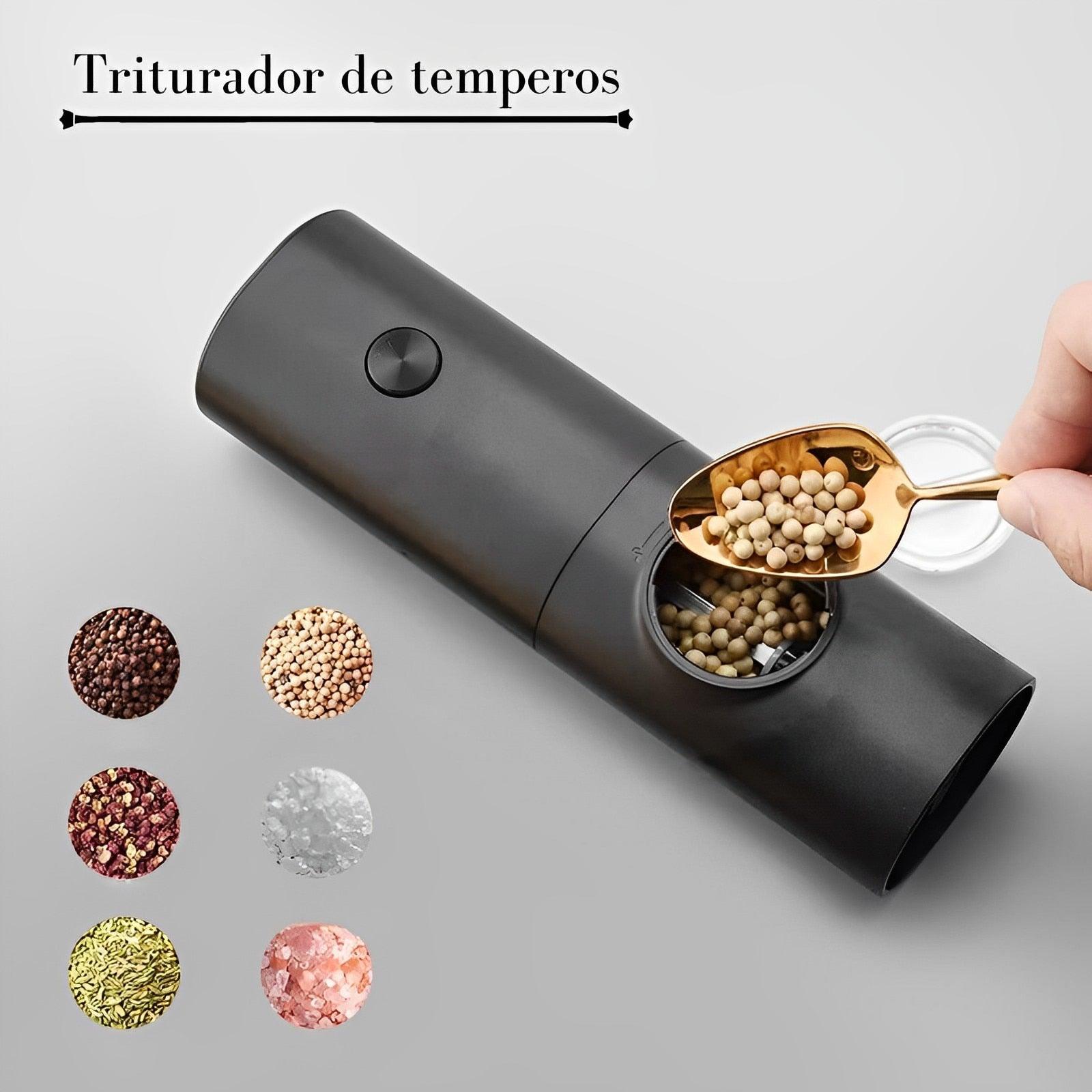 Moedor Elétrico Automático Para Todos os Temperos - Mega Lar Brasil