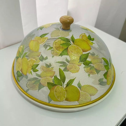 Boleira Decorativa Limão Siciliano 30cm com Tampa