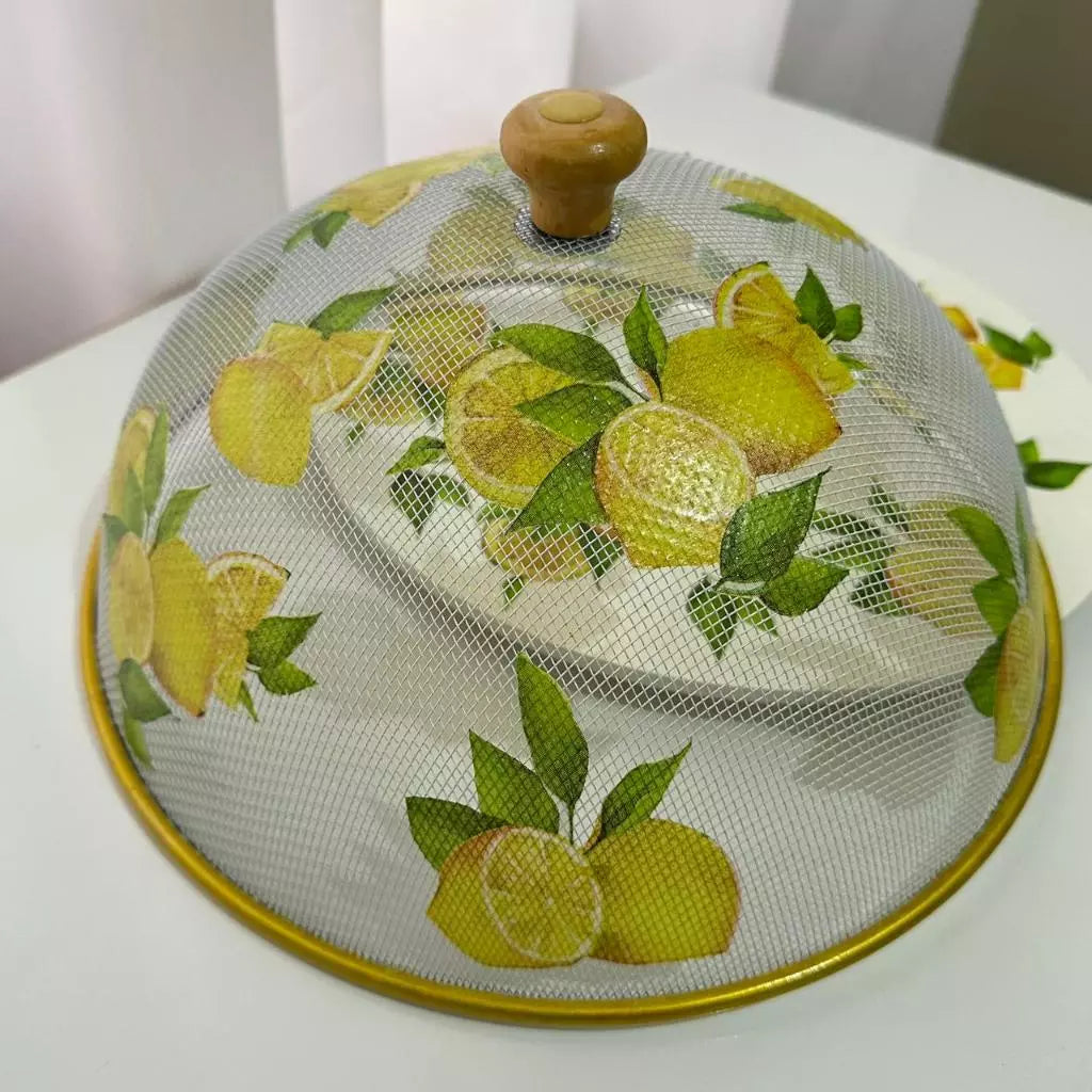 Boleira Decorativa Limão Siciliano 30cm com Tampa