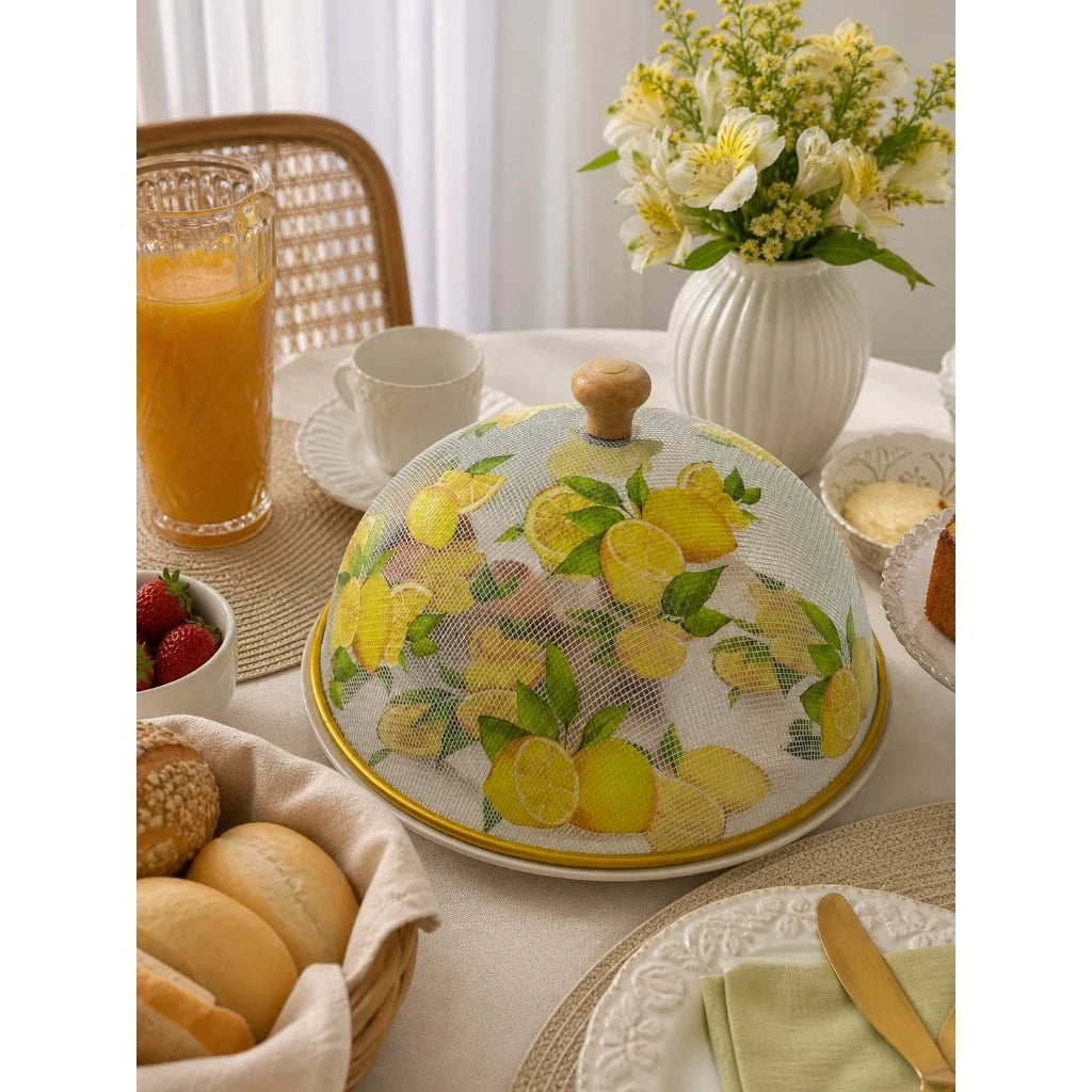 Boleira Decorativa Limão Siciliano 30cm com Tampa