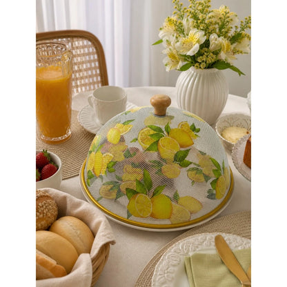 Boleira Decorativa Limão Siciliano 30cm com Tampa
