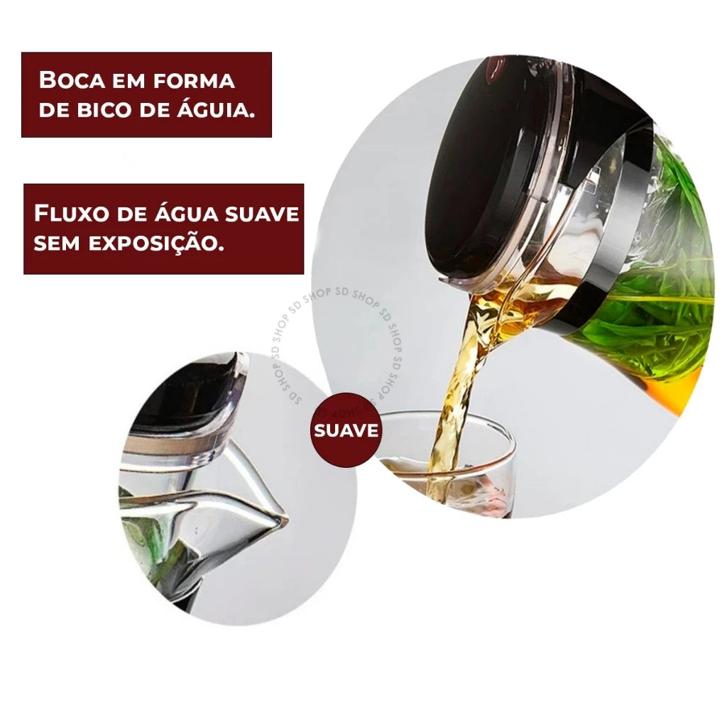 Bule de Vidro para Chá 900ml com Infusor