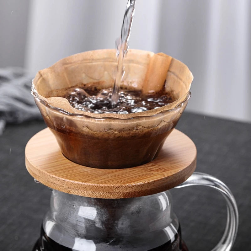 Cafeteira de Vidro 600ml com Tampa e Filtro