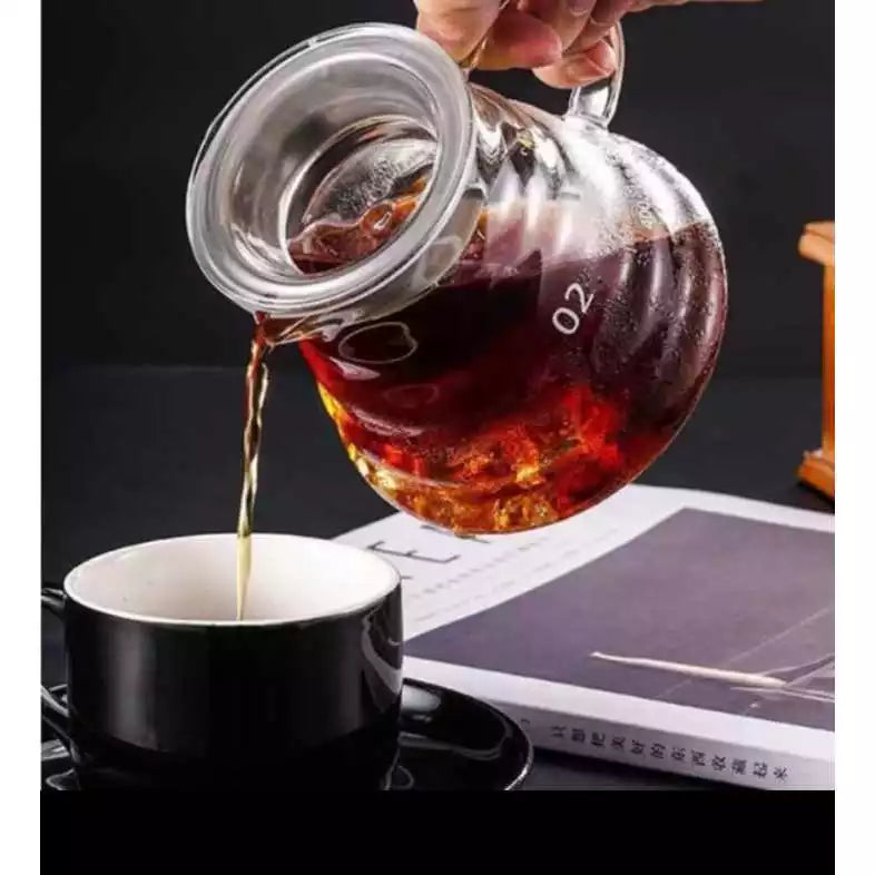 Cafeteira de Vidro 600ml com Tampa e Filtro