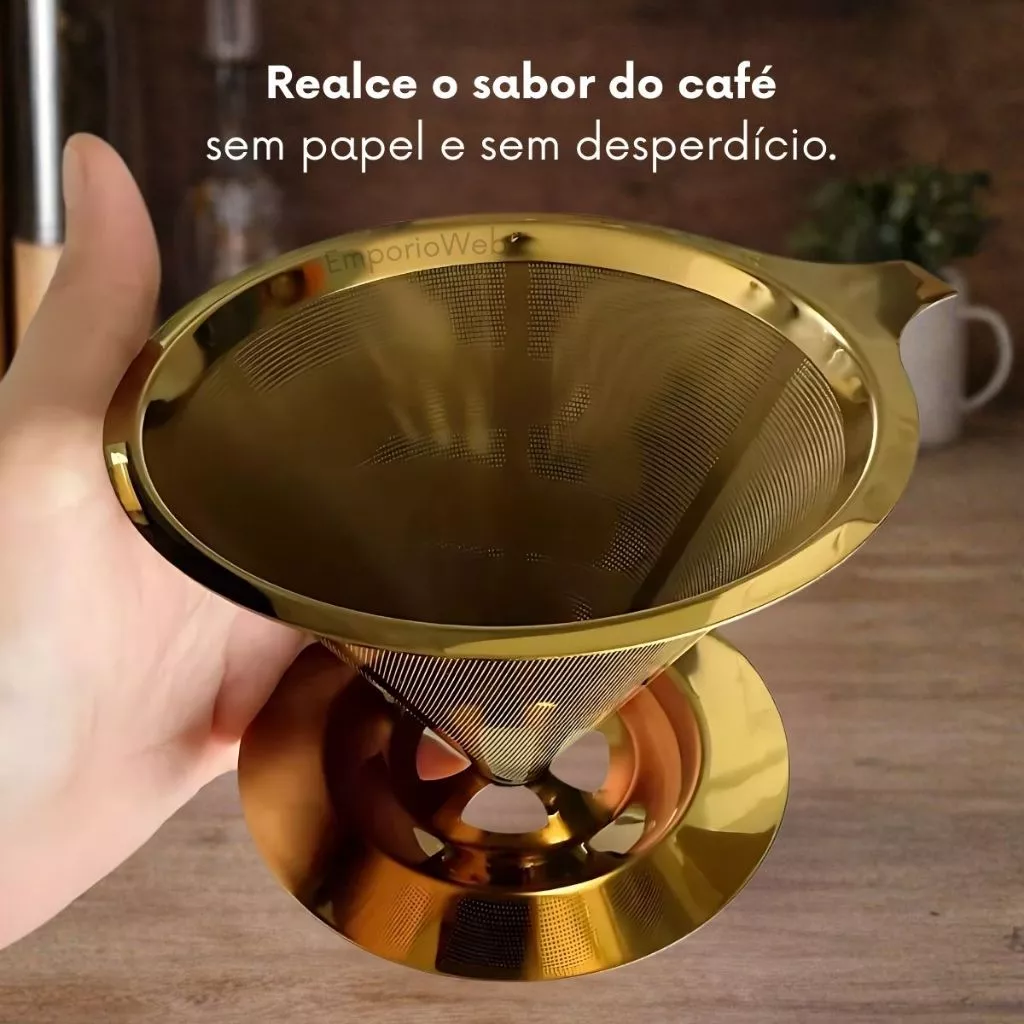 Coador de Café Inox Reutilizável 102/103