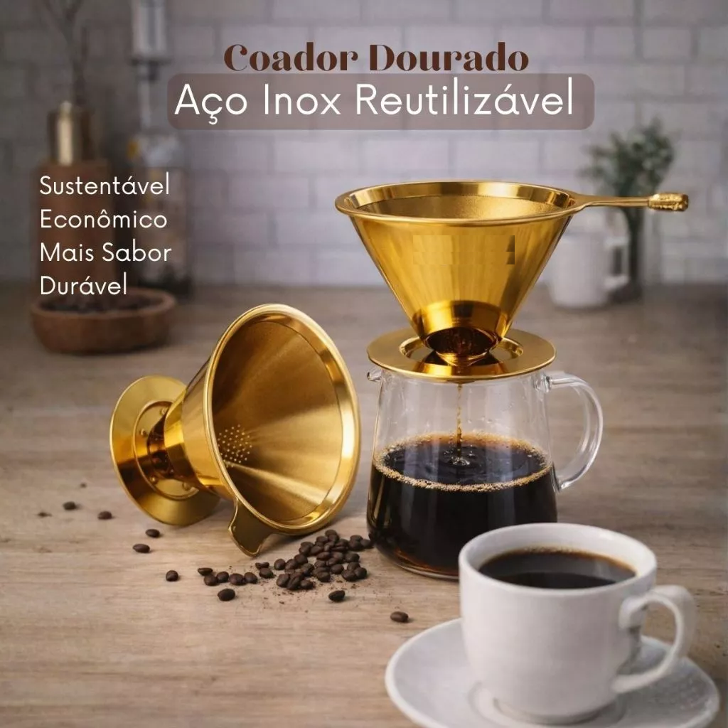 Coador de Café Inox Reutilizável 102/103