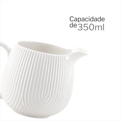 Conjunto Café Oásis 4 Xícaras 90ml com Açucareiro e Cremeira