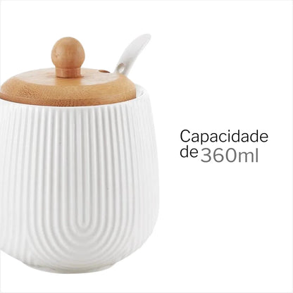 Conjunto Café Oásis 4 Xícaras 90ml com Açucareiro e Cremeira