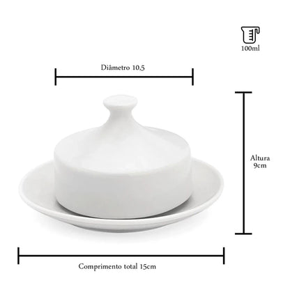 Conjunto Completo de Café e Chá com Bule e Açucareiro