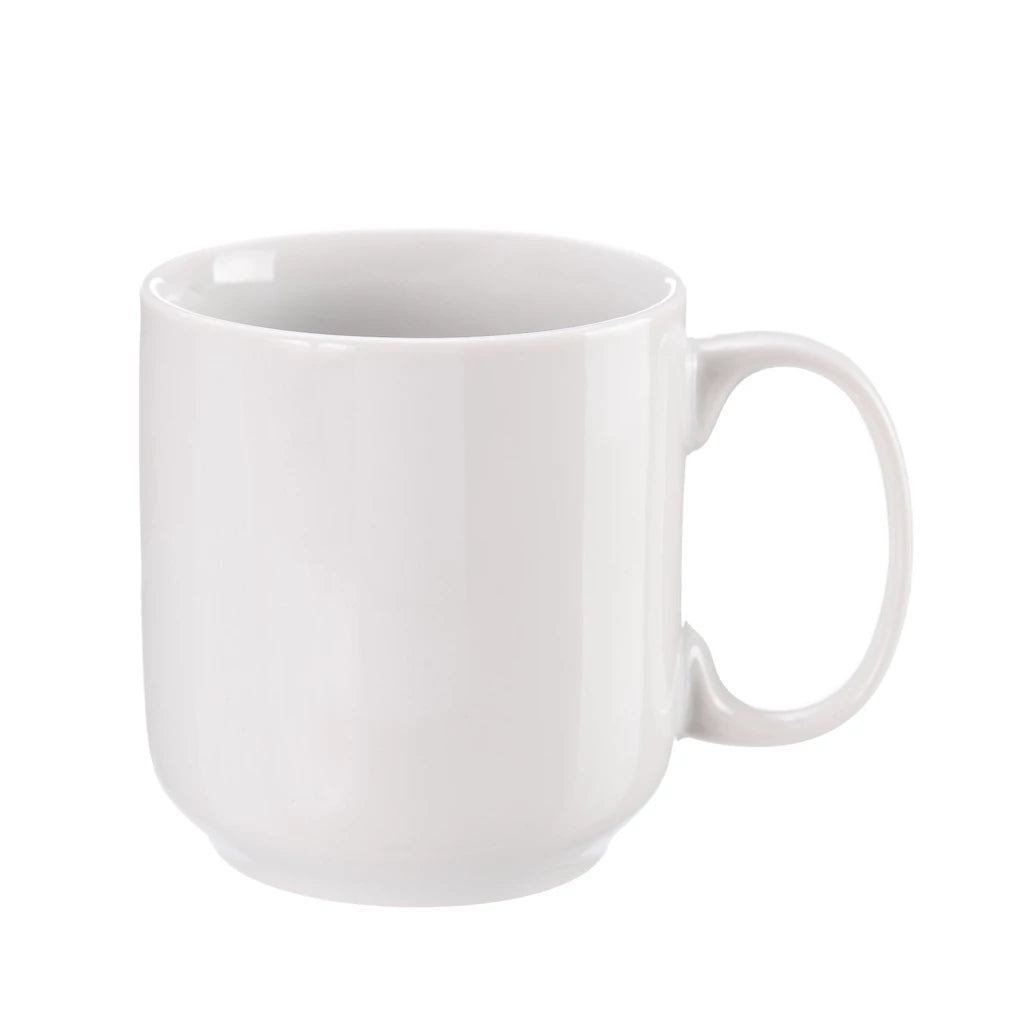 Conjunto de Caneca com Coador Liso em Porcelana