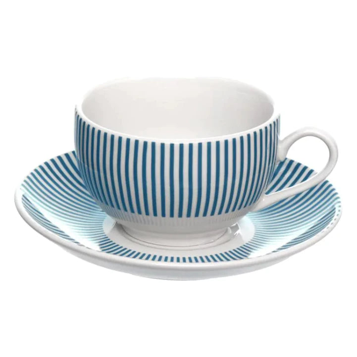 Conjunto de Xícaras de Chá em Porcelana com Pires 160ml Acqua