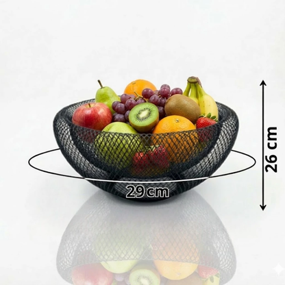 Fruteira de Mesa 30cm Arame Duplo