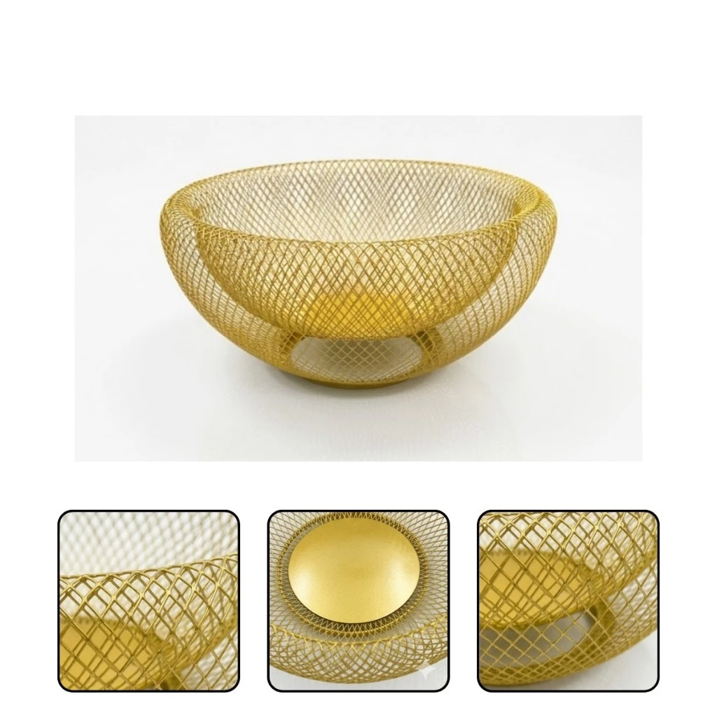 Fruteira de Mesa 30cm Arame Duplo