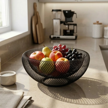 Fruteira de Mesa 30cm Arame Duplo