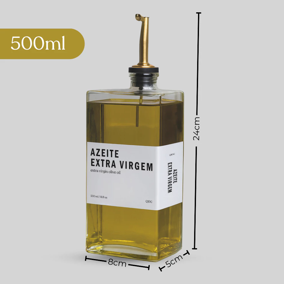 Galheteiro de Vidro 500ml com Bico Dosador