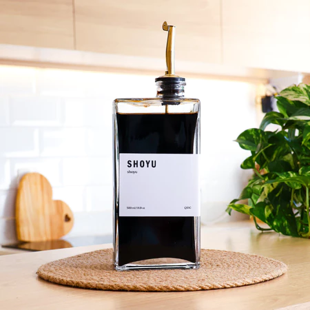 Galheteiro de Vidro 500ml com Bico Dosador