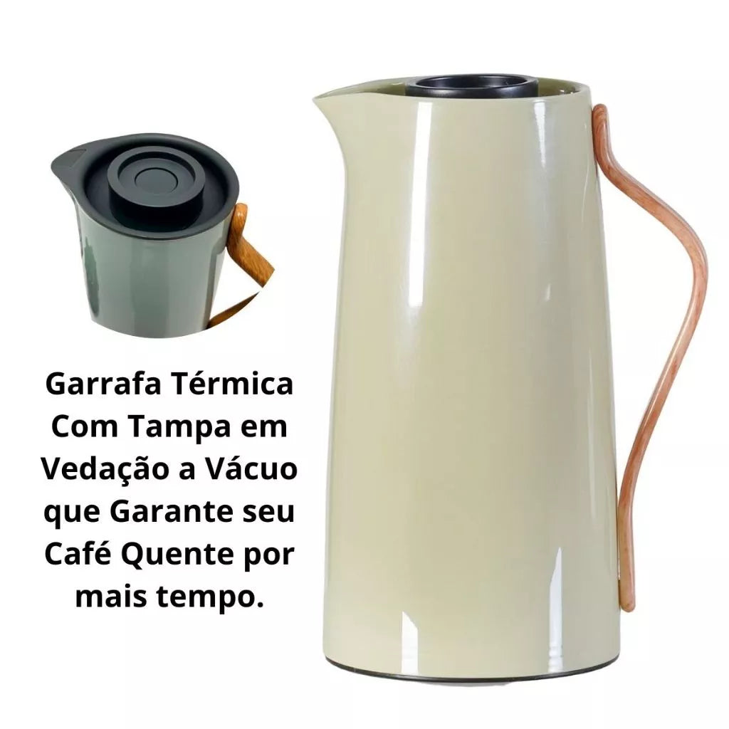 Garrafa de Alumínio com Tampa Vedada a Vácuo