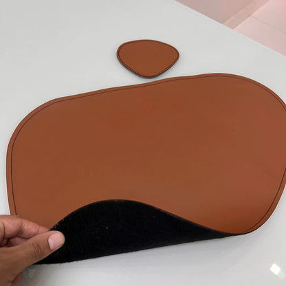 Jogo Americano Souplast de Couro para Mesa Elegante
